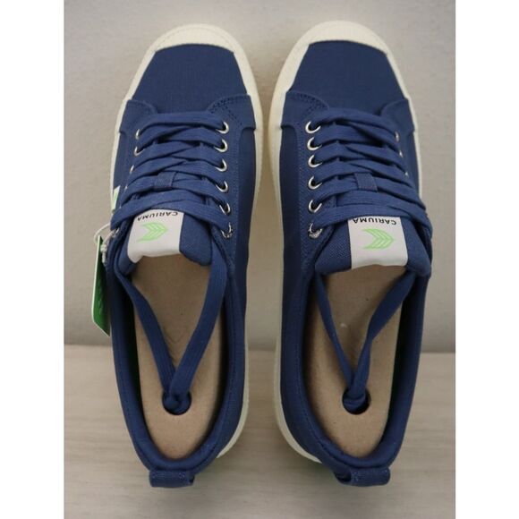 Cariuma Women's Sz 10 Men's Sz 8.5 Shadow Blue OCA Low Canvas Sneakers Shoes - Picture 6 of 15